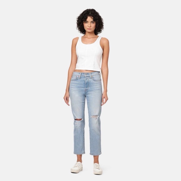 Levi's Denim - Levi’s Wedgie Straight Light Wash Jeans, 32